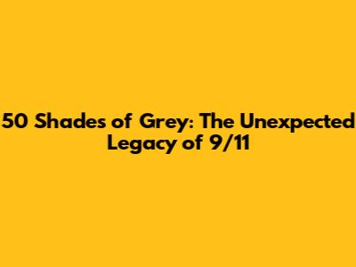 50 Shades of Grey: The Unexpected Legacy of 9/11