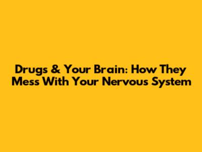 Drugs & Your Brain: How They Mess With Your Nervous System